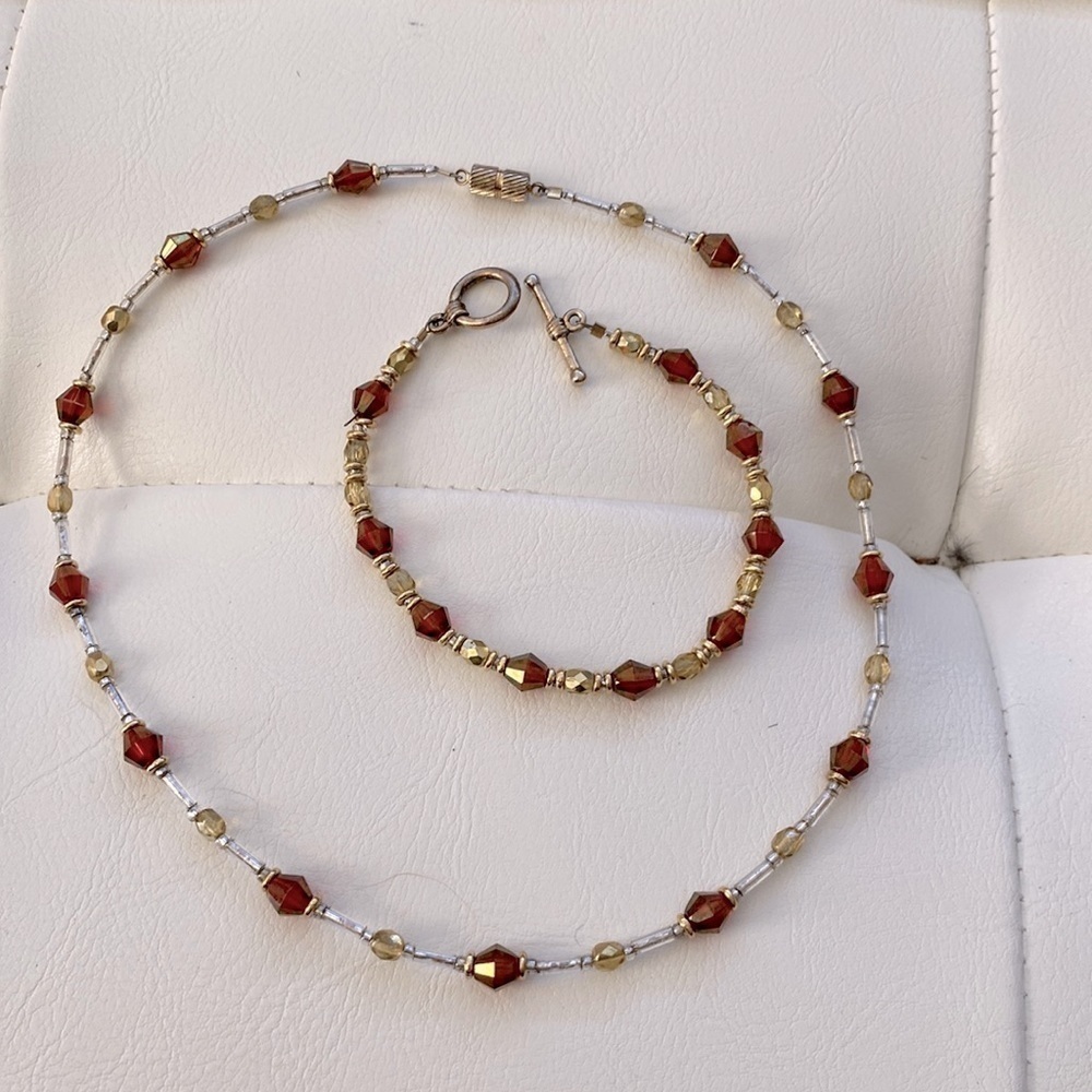 𝅺HANDMADE necklace and bracelet
